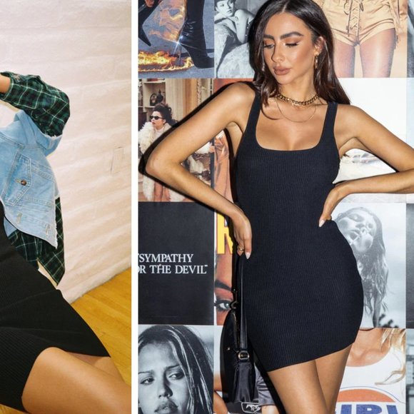 Princess Polly Black Mini Dress - Picture 3 of 8